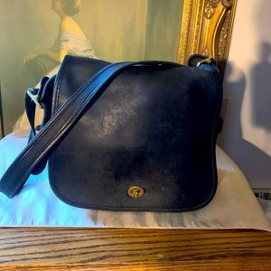 Vintage COACH STEWARDESS.BAG BLACK
